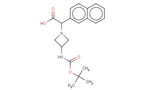 (3-BOC-AMINO-AZETIDIN-1-YL)-NAPHTHALEN-2-YL-ACETIC ACID